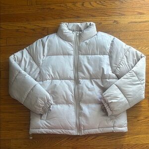 Forever 21 Tan Puffer Jacket
